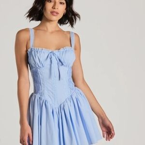 Windsor SO Darling Dropwaist Corset Skater Dress Medium NWT